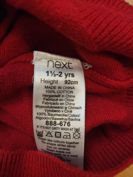 Saty s mackou, pletene, next,92