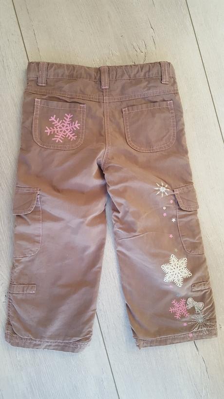 Zateplene dievcenske nohavice, ladybird,98