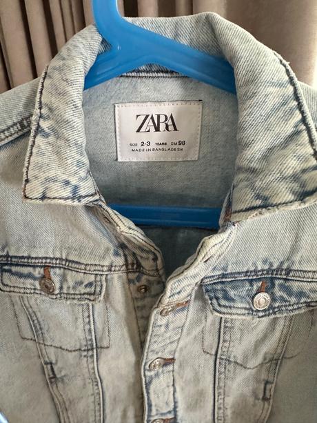 Riflová bunda pre chlapčeka značka zara, zara,98