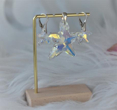 Swarovski prívesok+náušnice-stars, 