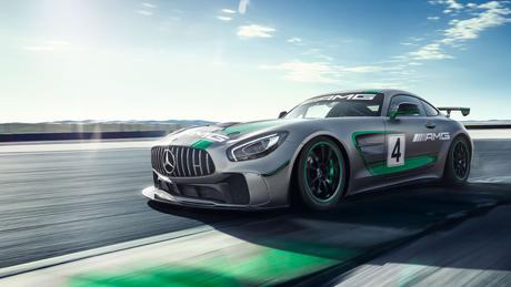 Elektrické autíčko mercedes-benz gt4, 12v, 2,4 ghz,