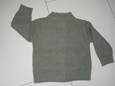 Šedý pletený sveter značky next veľ. 98, next,98