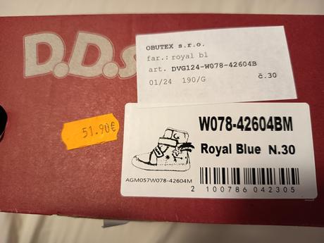 Zimné topánky dd step svietiace v tme, vd 19 cm, d.d.step,30