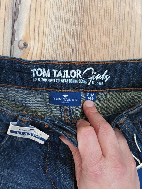 Tom tailor riflové šortky v. 146, tom tailor,146