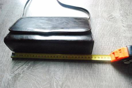 Elegantna tmavohneda kabelka - top,