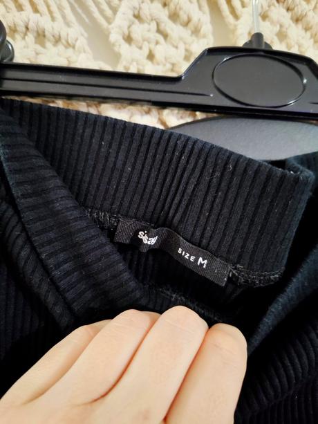 Rebrovaná midi sukňa, sinsay,m