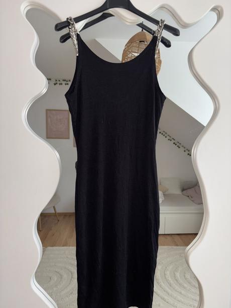 Rebrovane šaty s retiazkou s/m, m / s