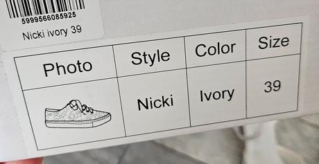 Svadobné tenisky ivory, 39