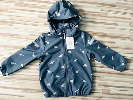 H&m nová vodevetru odolná vyteplená softshellka, h&m,122 / 128