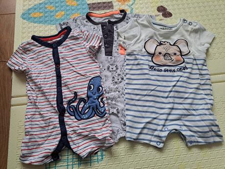 Opalovačky, rozm 62/68/74cm, 3ks, 68