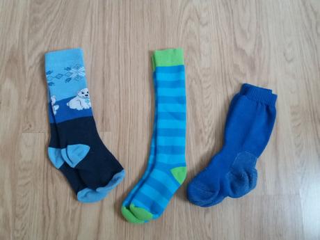 3 lyžiarske podkolienky pre chlapca veľ. 110, 110