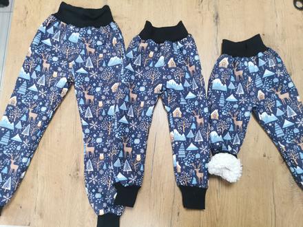 Softshellove nohavice s barancekom, 86 - 128