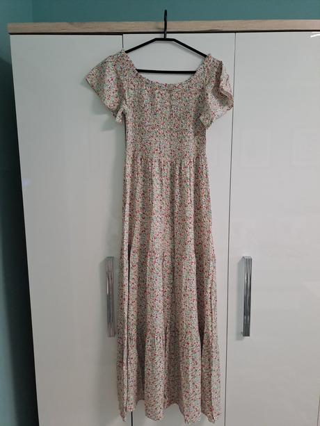 Kvetinkové šaty uni, l