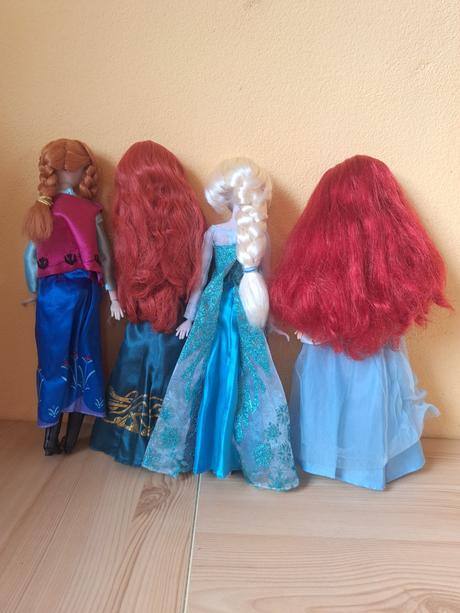 Disney store princess - elsa, anna, ariel, merida, 
