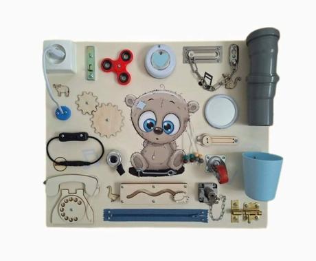 Activity board macko modročko, 