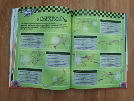 Kniha disney "lietadlá", 