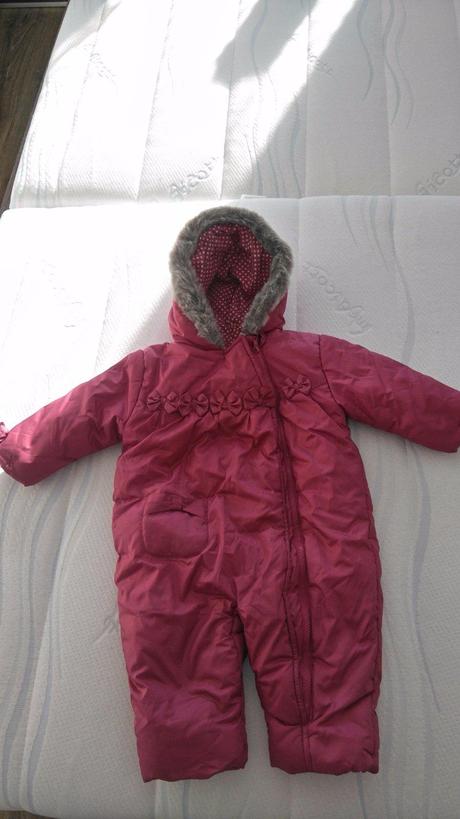 Dievčenský zimný overal / kombinéza, mothercare,74