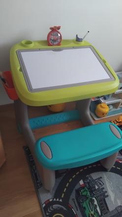 Písací stolík s obojstrannou tabuľkou 2+,3+, 