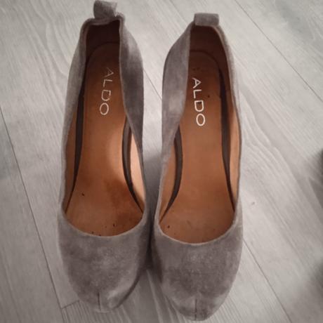 Lodičky platformy práva koža, 38