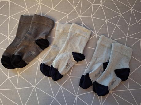 Bambusové ponožky - 3 páry, 21