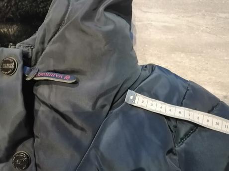 Luxus tmavomodrá zimná bunda marikoo vxs-s, xs