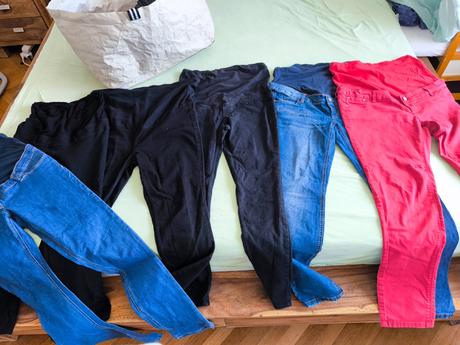 Tehotenské rifle, bonprix,42