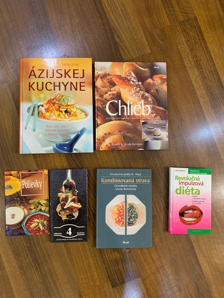 Kuchárske knihy a knihy na diéty, 