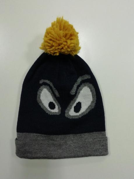 Modrá čiapka s očami 4-6rokov, ovs,116