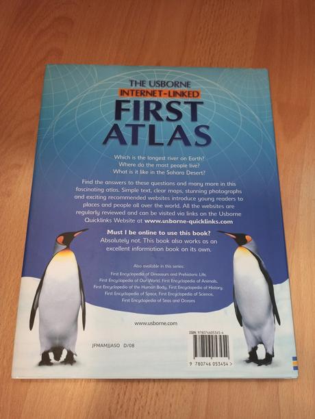 Usborne first atlas - internet linked, 