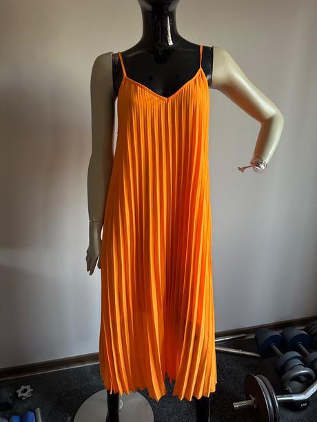 Oranžove šaty amisu, amisu,38