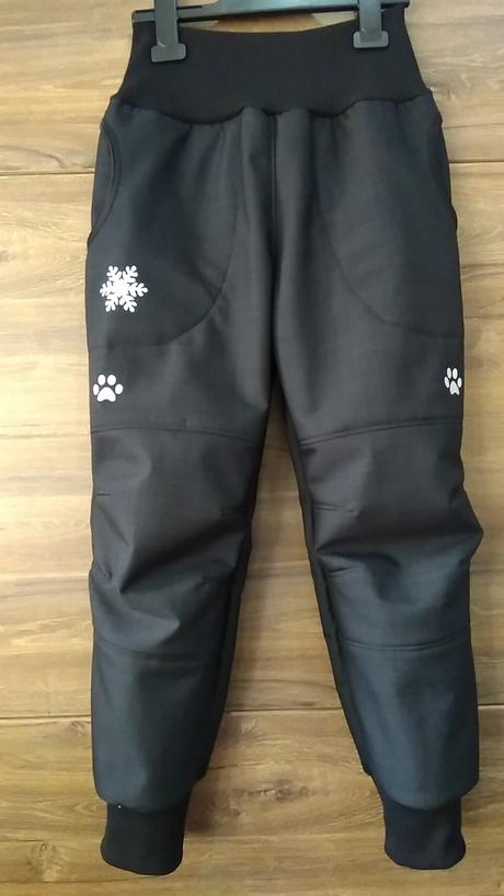 Zimné softshellky kombinované s reflexnym prvkom, 68 - 170