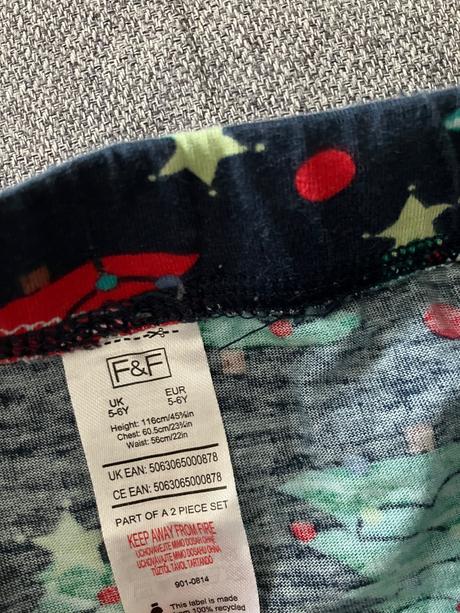 Pyzamove nohavice, f&f,116