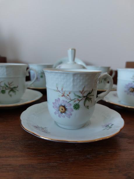 Karlovarsky porcelan - mokka salocky, 