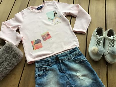 Mikinka s duhou tom tailor 116/122, tom tailor,116