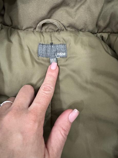 Zimná bunda, h&m,152