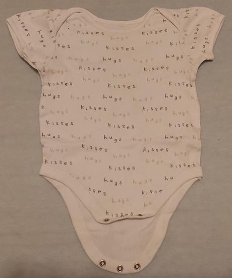Body s krátkym rukávom "kisses hugs" george 86, george,86