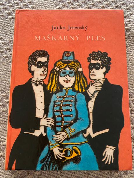 Retro stará kniha maškarný ples 1975 janko jesensk, 