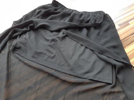 Sukňa s volánom, h&m,s