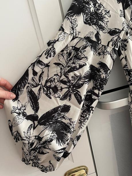 Vzorované maxi šaty, m