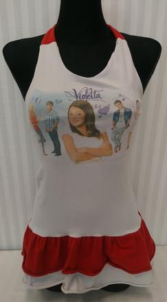 Dámsky elatický top s motívom, italy, s/m, m