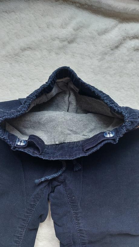 Menčestrové nohavice, h&m,86