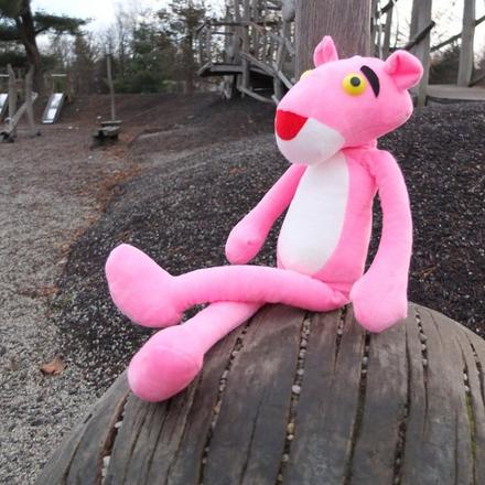 Plyšová hračka ružový panter, 