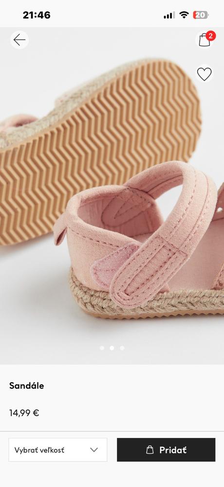 Sandálky h&m 22, h&m,22 / 23