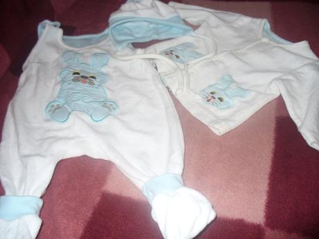 Bielomodrá súpravička, richelieu,62