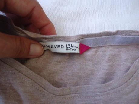 Tričko s krajkovým zajkom vel. 8/9 r, reserved,134