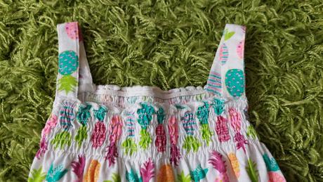 Letný overal s ananásmi vel. 92, 92