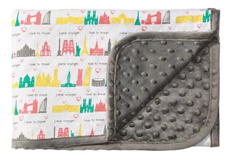 Baby ono luxusná obojstranná deka šedá 1410/06, 