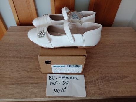 Nové dievčenské balerínky zn.mayoral veľ.35, mayoral,35
