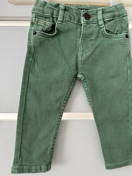 Zelen džinsy, zara,74