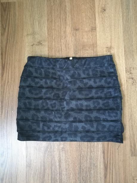Mini leopardia sukna, new look,xs